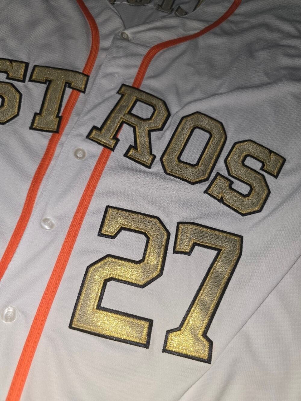 Brand New, Majestic Astros Jersey - W/ World series 2017 Arm Patch